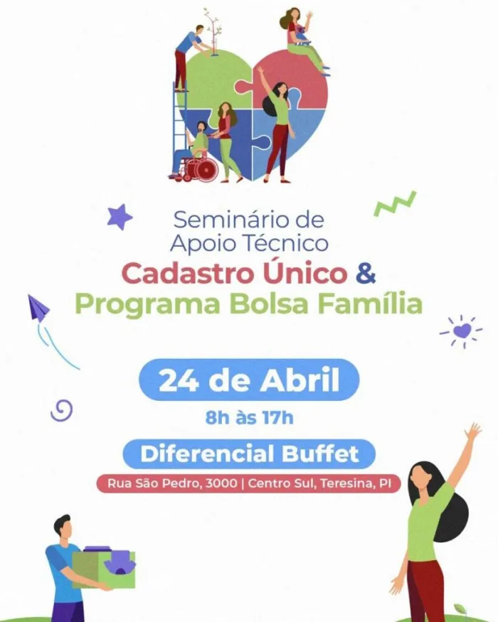 Sasc realiza Seminário do Cadastro Único e Bolsa Família em Teresina