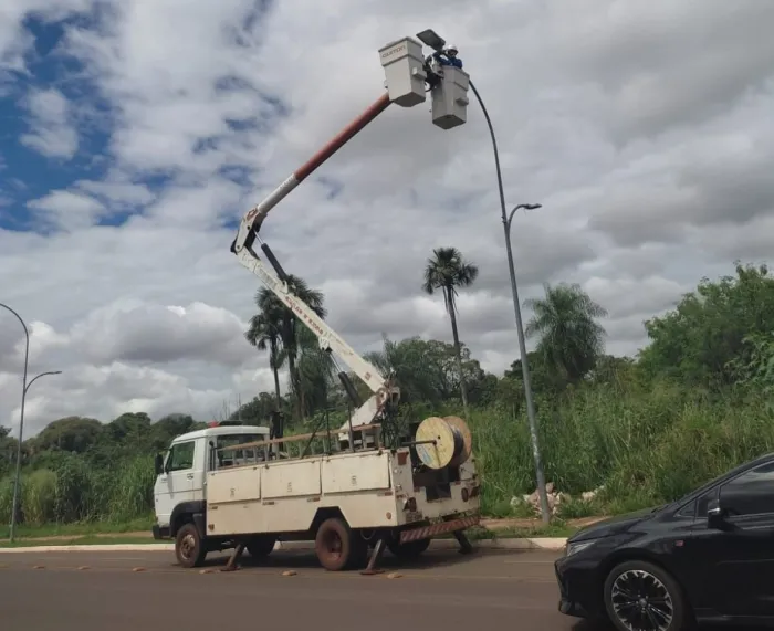 Sisep reforça ações para manter vias iluminadas após furtos recorrentes no Aero Rancho