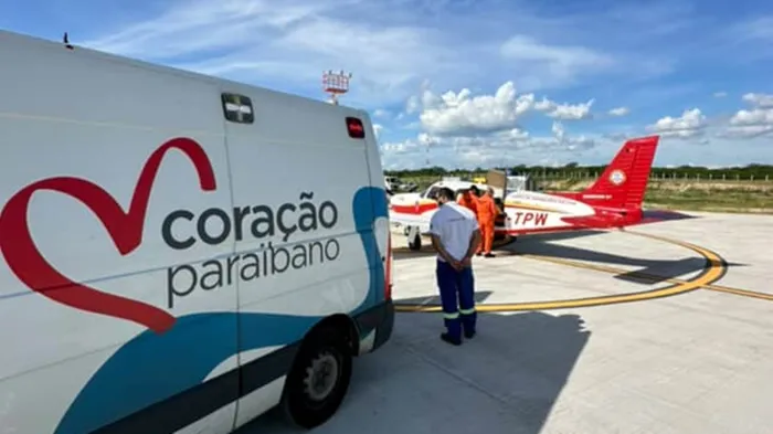Coração Paraibano salva mais um paciente do Sertão com transferência de avião para cirurgia no Hospital Metropolitano