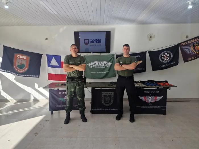 Militares da PMES ministram treinamento de APH Tático para curso da PM da Bahia