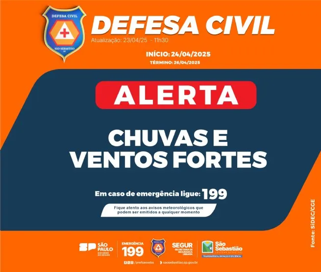 Foto: Reprodução/Prefeitura de São Sebastião - SP