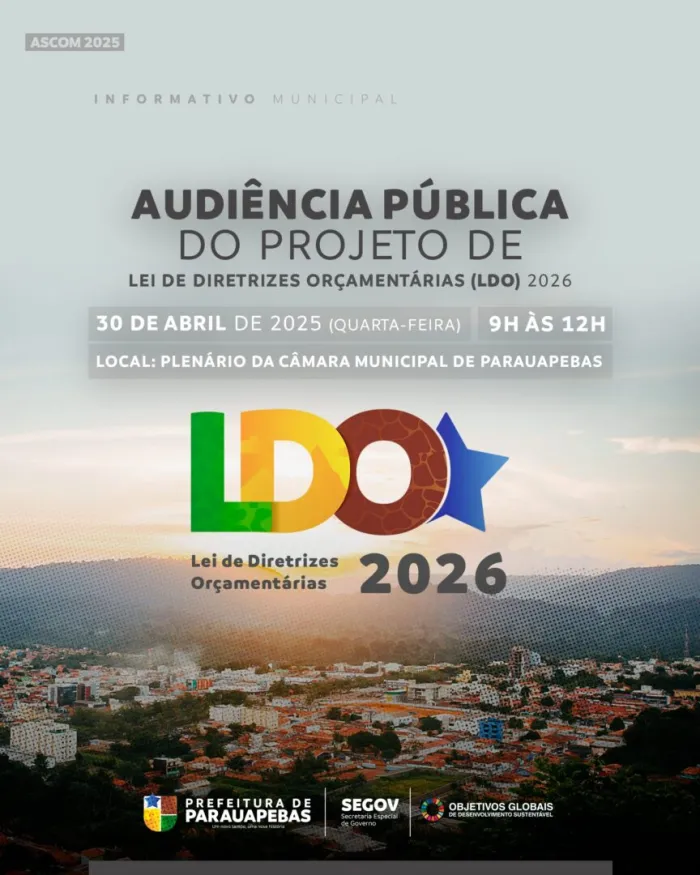 Foto: Reprodução/Prefeitura de Parauapebas - PA