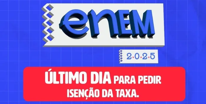 Termina nesta sexta-feira (25) o período para solicitar isenção de taxa do Enem
