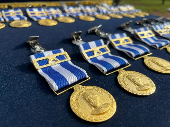 Policiais Militares da área do CPA-2/PMMS recebem Medalha Tiradentes