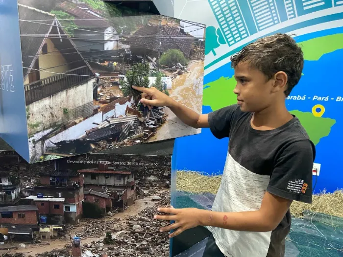 Seaspac: Crianças do Cras Nova Marabá aprendem sobre meio ambiente em exposição no Sesc