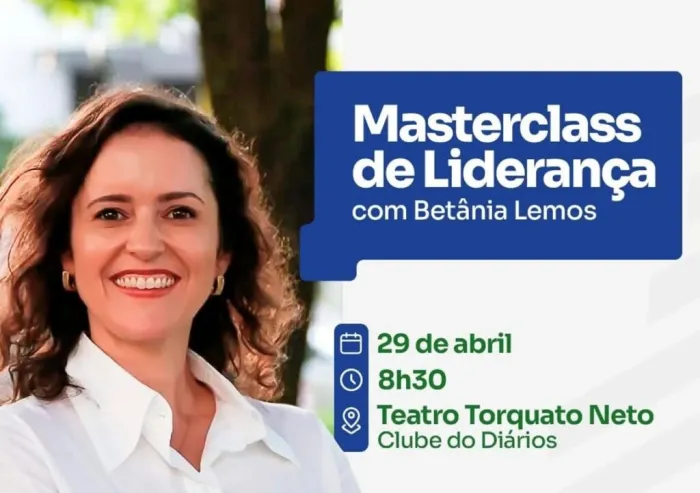 Sead promove Masterclass de Liderança com Betânia Lemos nesta terça (29)