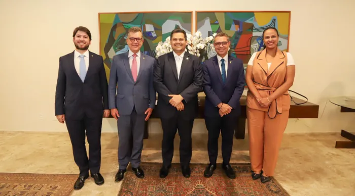 Governador Fábio Mitidieri discute PLP 141/2024 com o presidente do Senado