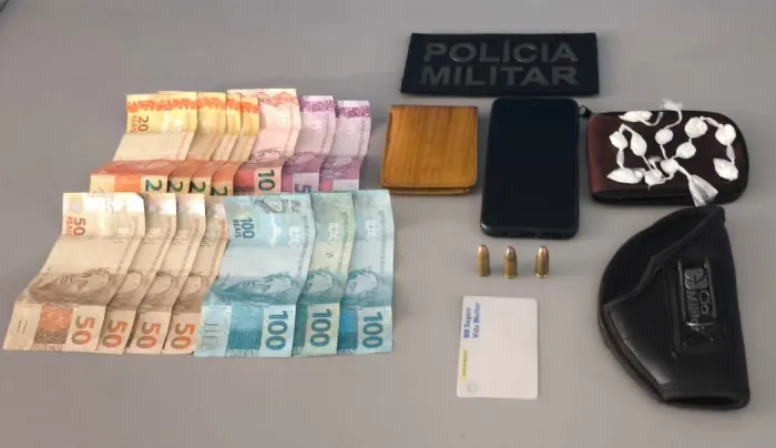 Polícia Militar prende homem por tráfico de drogas e porte ilegal de arma de fogo em Cassilândia