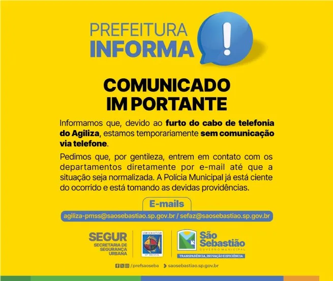 Polícia Municipal flagra mulher durante furto de fios e prédio público fica sem sistema de telefonia