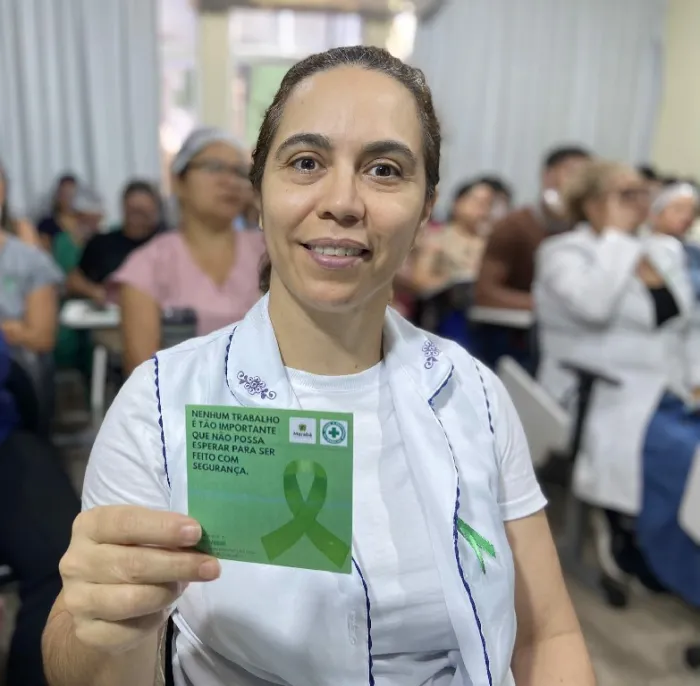 Abril Verde: Palestra sobre segurança do trabalho é promovida aos servidores do HMI