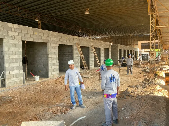Sevop: 112 boxes da nova Feira do bairro Laranjeiras passam por acabamentos