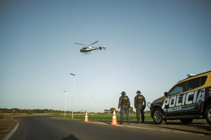 PMMS e Polícia Civil atuam com helicóptero e forças especializadas em ofensiva contra o tráfico
