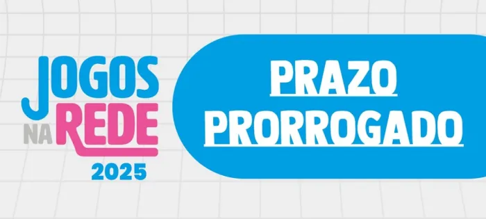 Prazo de adesão à 16ª edição dos Jogos na Rede é prorrogado até 09 de maio