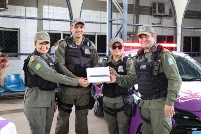 Polícia Militar distribui tablets para Patrulha Maria da Penha em todos os batalhões no estado