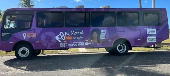 Ônibus Lilás inicia rota do mês de maio com serviços no município de Luís Correia