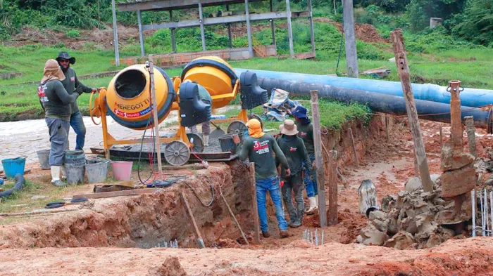 Prefeitura de Rio Branco acompanha obras de reestruturação do sistema de captação da ETA 2