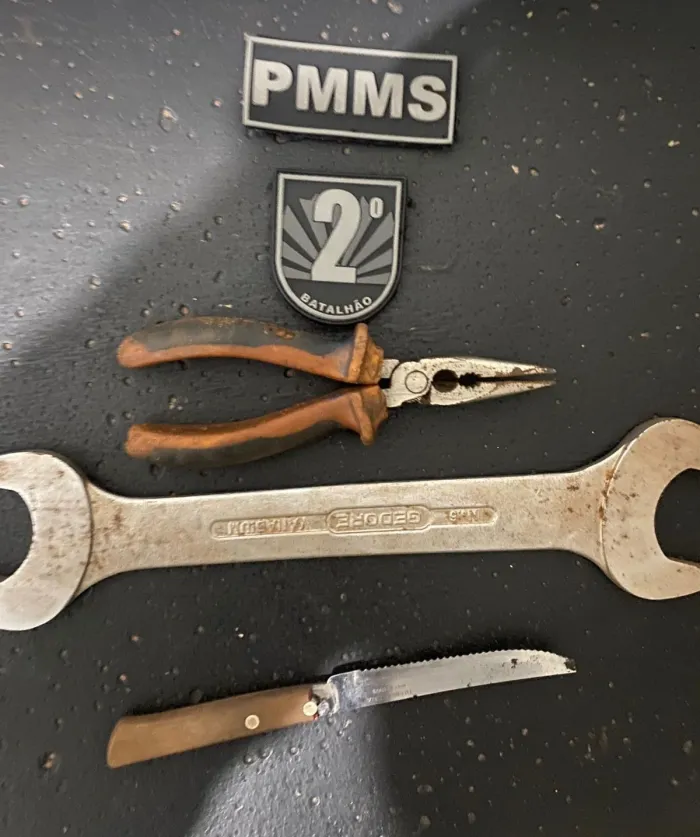 Polícia Militar em Três Lagoas realiza a prisão em flagrante de autores de furto na forma tentada