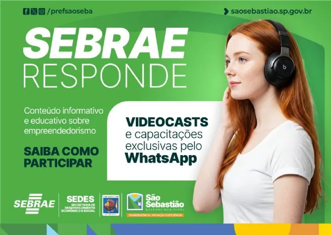 Sebrae Aqui São Sebastião promove semana de conteúdo gratuito para empreendedores