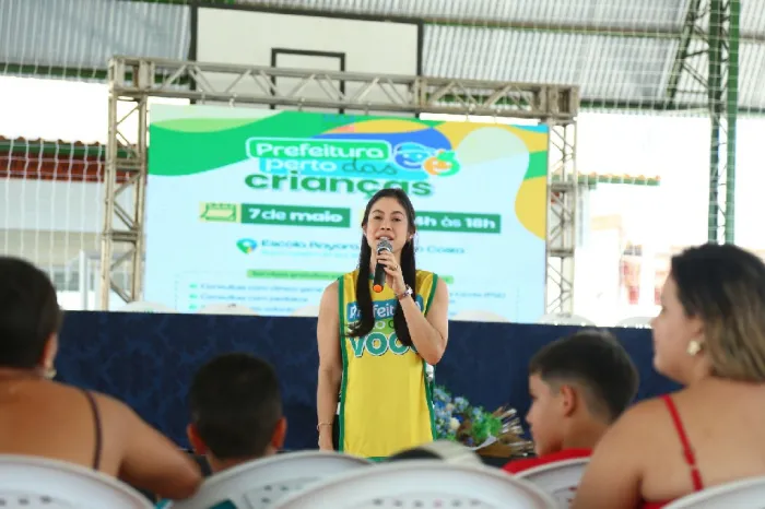 Gestão: Ação “Prefeitura Perto das Crianças” é realizada na inauguração da Escola Rayara Carvalho de Costa