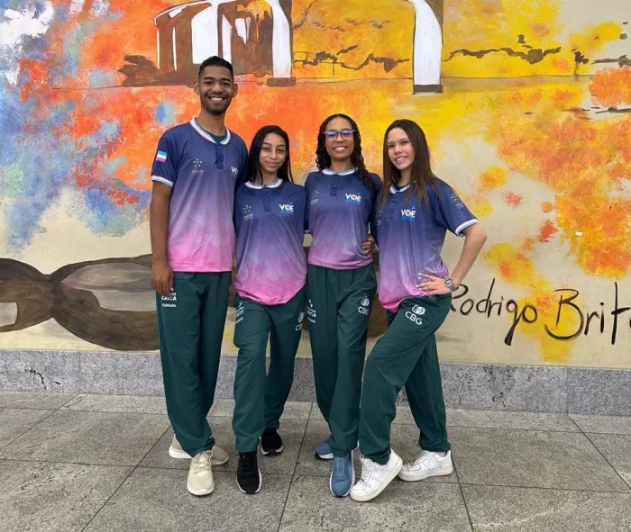 Ginastas capixabas disputam torneio internacional de ginástica rítmica na Polônia