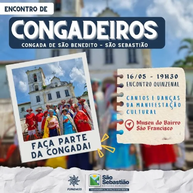 Encontro de Congadeiros em São Sebastião celebra tradição bicentenária e busca novos integrantes para a Congada