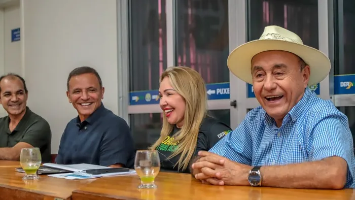 Prefeito de Rio Branco participa de reunião sobre tecnologia para impulsionar a agricultura familiar no Acre