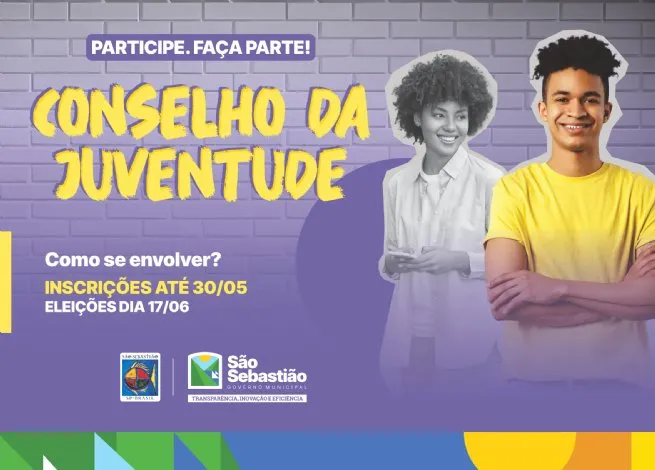 São Sebastião prorroga inscrições para eleição do Conselho Municipal da Juventude – Gestão 2025-2027