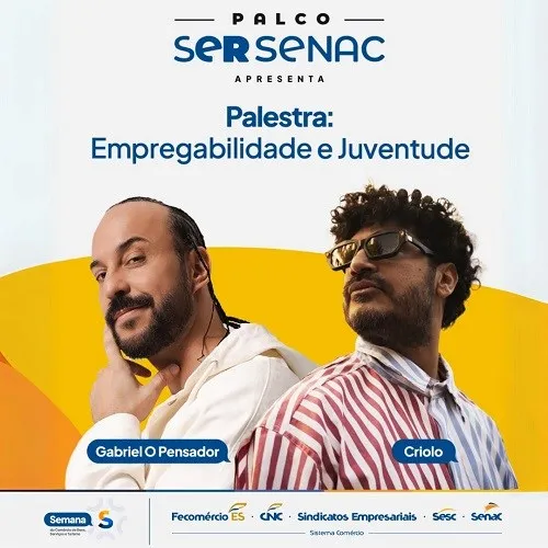 Jovens do CRJ São Pedro são convidados para bate-papo com Gabriel Pensador e Criolo
