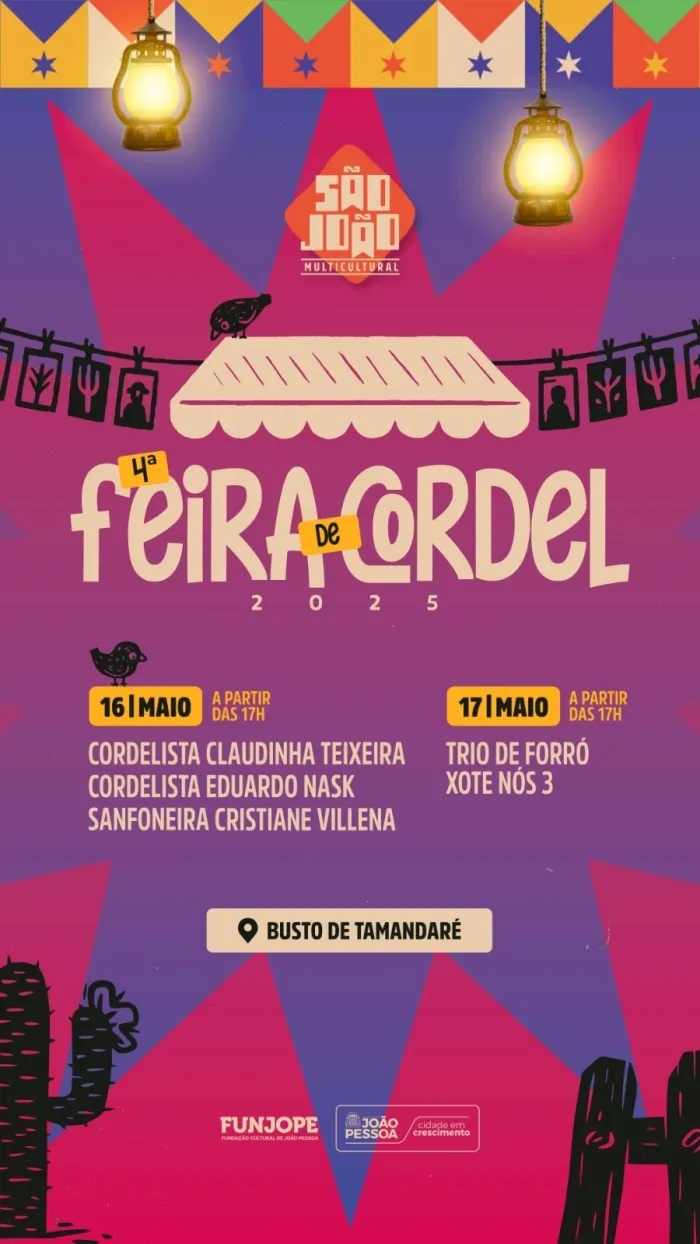 Feira de Cordel é sucesso com apresentações de cordelistas e repentistas