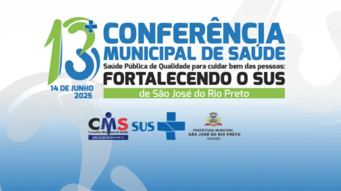 Inscrições para 13ª Conferência Municipal de Saúde estão abertas