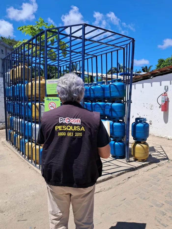 Menor preço do botijão de 13 quilos do gás de cozinha cai R$ 5,00 e está sendo praticado a R$ 84,99