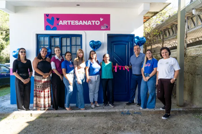 Fundo Social inaugura sala de artesanato: curso tem vagas abertas
