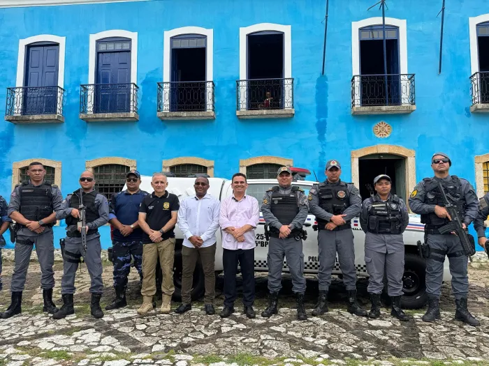 - SSP inicia reforma da delegacia e entrega viatura nova para PM em Alcântara (Foto: Divulgação)