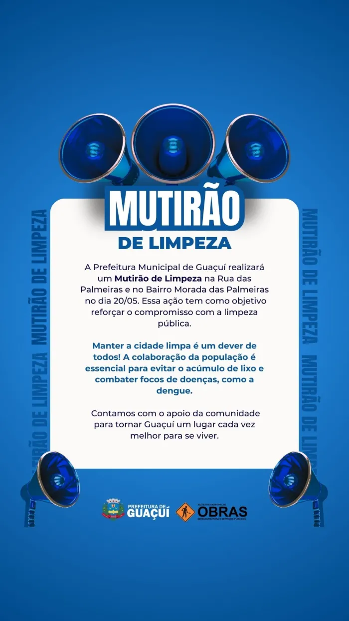 MUTIRÃO DE LIMPEZA