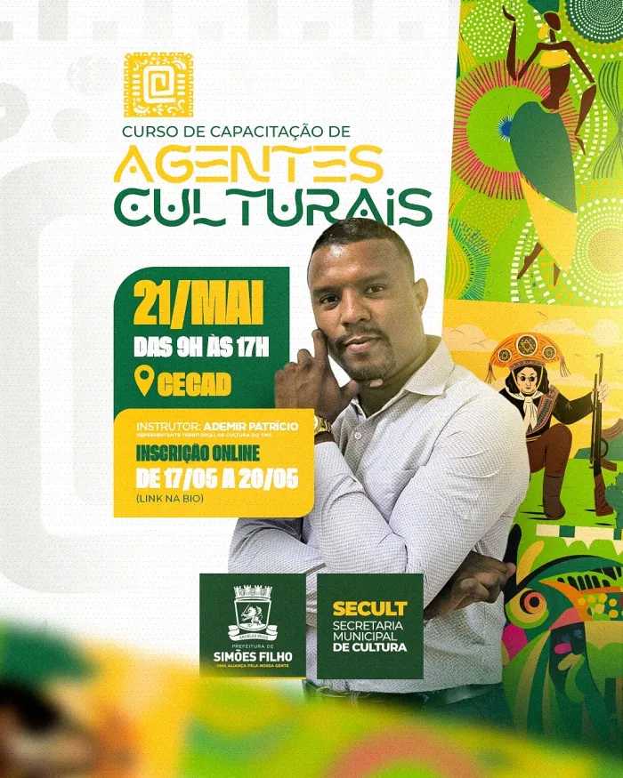 Prefeitura promove curso de capacitação para Agentes Culturais com foco na Política Nacional Aldir Blanc