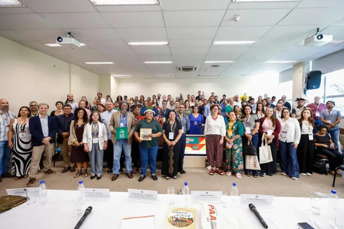 Cacique Emanoel participa de encontros sobre Programa de Aquisição de Alimentos Indígenas e de Gestores Nacionais Indígenas