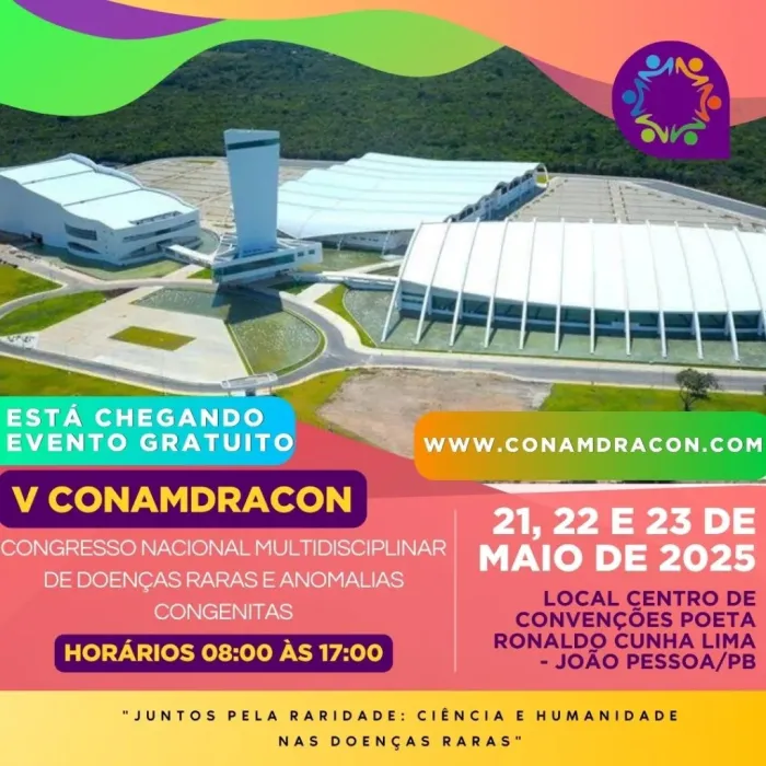 Congresso Nacional de Doenças Raras tem início nesta quarta-feira reunindo diversos especialistas em João Pessoa