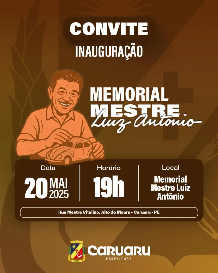 Foto: Reprodução/Prefeitura de Caruaru - PE