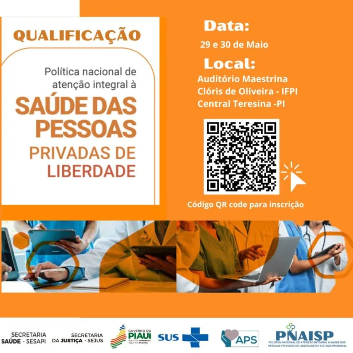 Profissionais de saúde do sistema prisional podem se inscrever para capacitação sobre cuidado integral e abordagens inovadoras