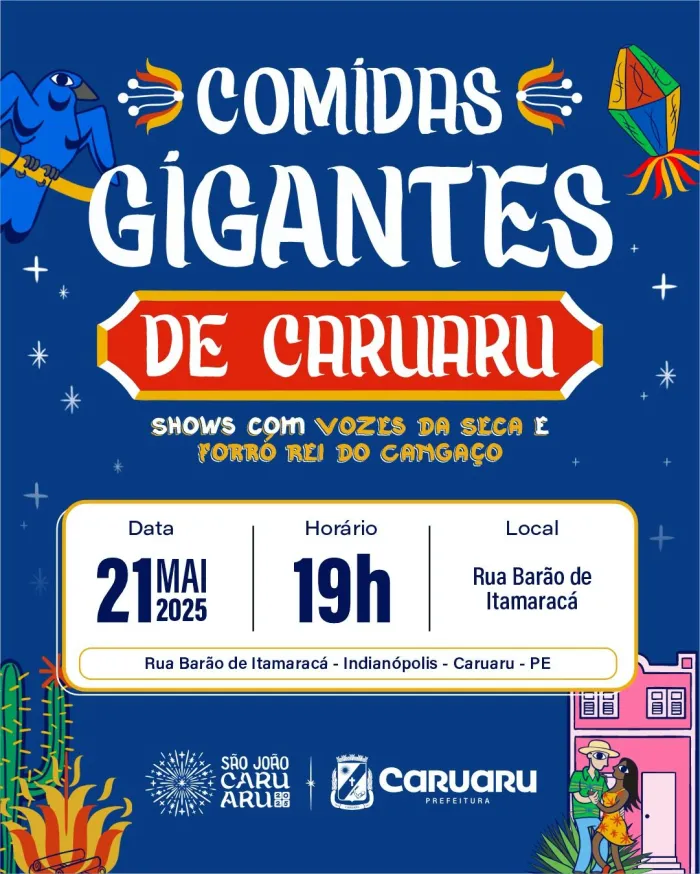 Foto: Reprodução/Prefeitura de Caruaru - PE