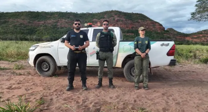 Durante apuração de denúncia de desmatamento, Fiscalização da Semarh flagra caça ilegal no sul do Piauí