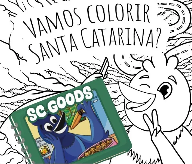 Governo de SC oferece livro gratuito para colorir