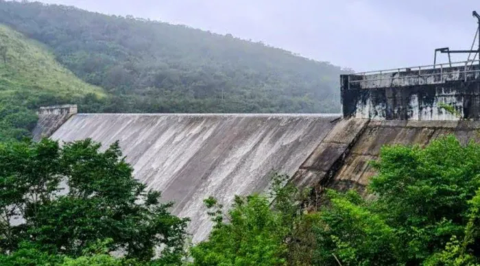 Barragem do Perímetro Irrigado Jabiberi, em Tobias Barreto, está com sua capacidade de armazenamento completa (4.300.000 m³). | Foto: Ascom/Coderse