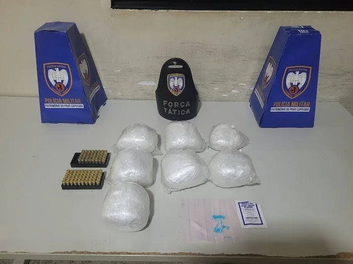 10º Batalhão realiza operações em Guarapari com apreensões de drogas, armas e recuperação de veículo