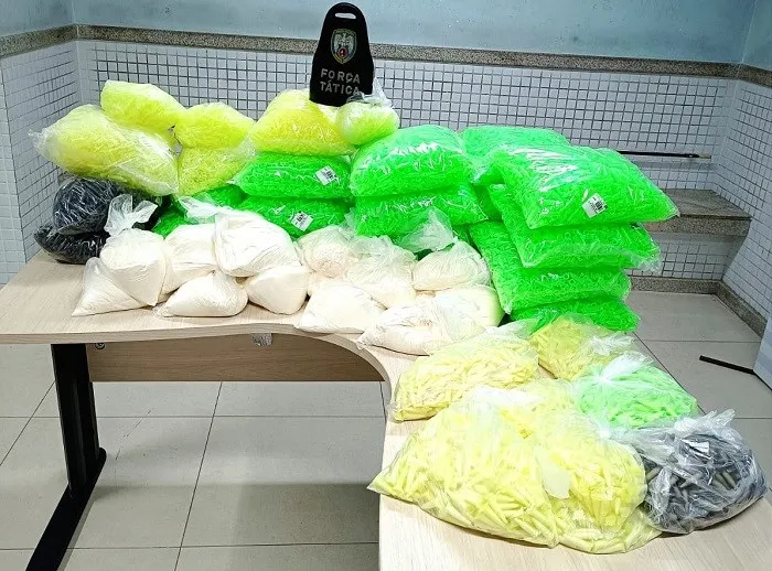 Força Tática do 7º BPM apreende mais de 13 kg de cocaína em Cariacica