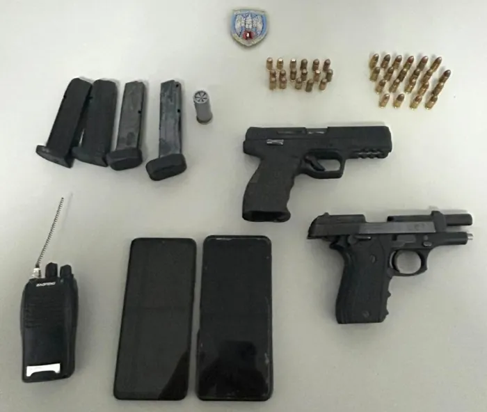 Polícia Militar apreende quatro armas de fogo e detém de quatro indivíduos no bairro Jaburuna