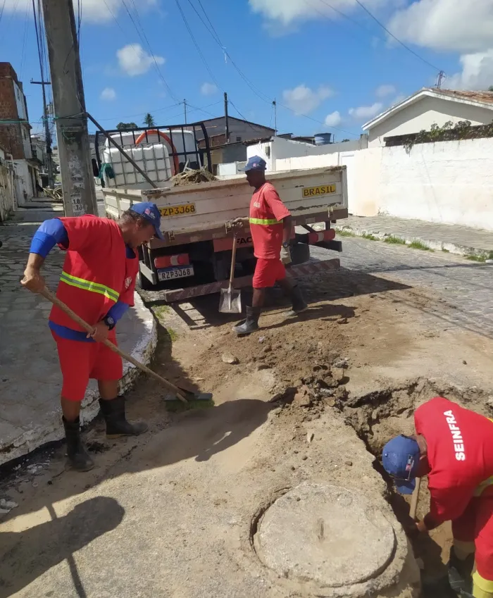 Seinfra executa serviços de manutenção em 40 bairros da Capital