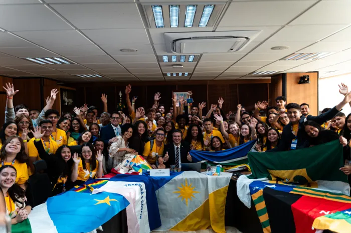Estudantes maranhenses representam o estado na etapa nacional do Parlamento Juvenil do Mercosul, em Brasília