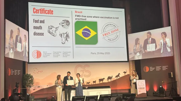 Brasil recebe certificação internacional de zona livre de aftosa sem vacinação