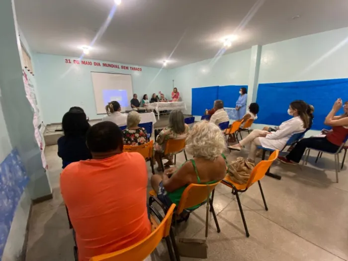 Sesapi realiza atividade sobre o Dia Mundial sem Tabaco no Hospital do Parque Piauí